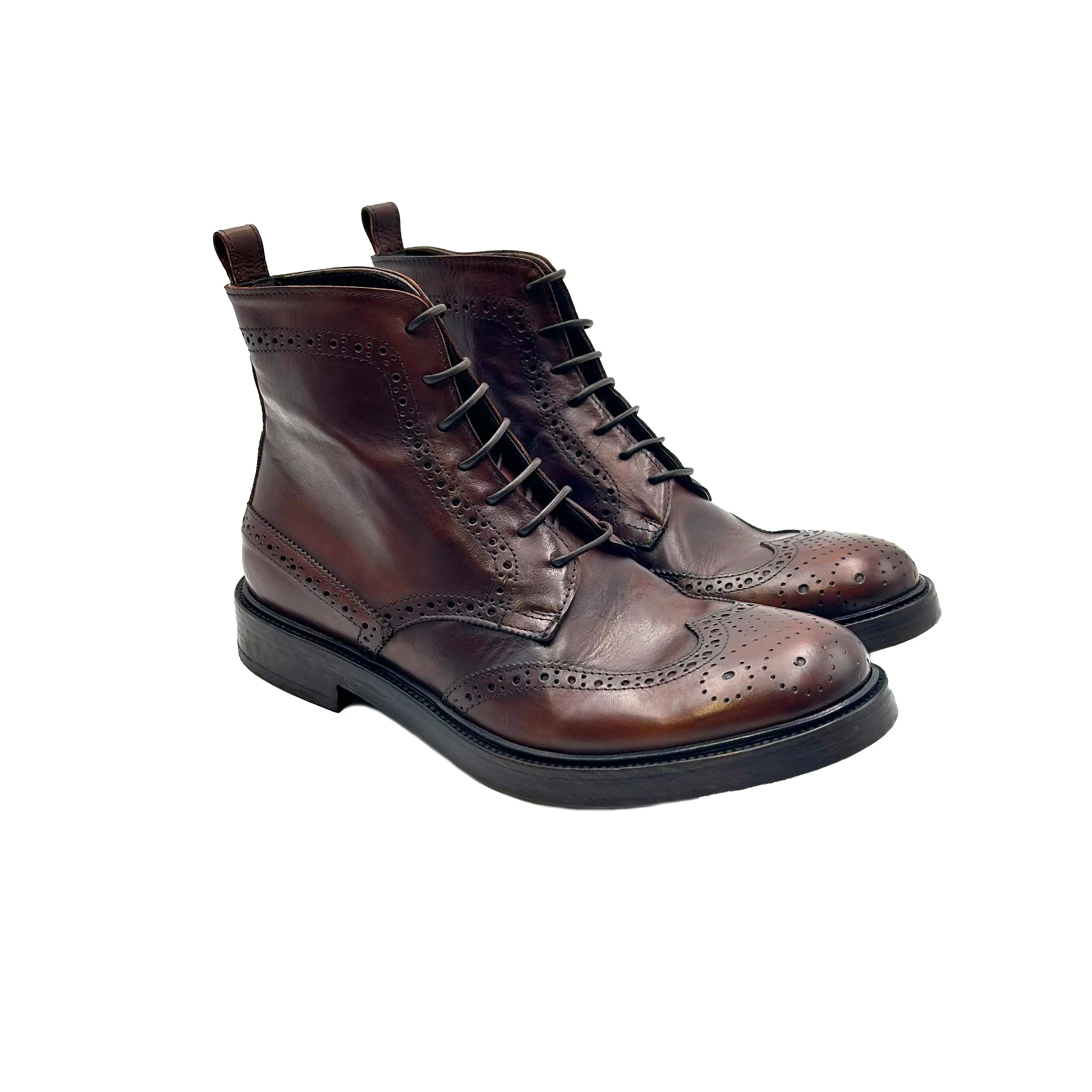 Sandro Barbera Stone Wax 34209 stivaletto uomo cuoio pelle