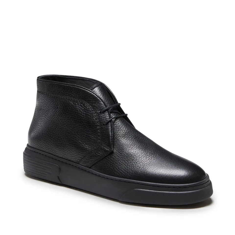 F.lli Rossetti 47055 Desert Boot Uomo Nero Scamosciato
