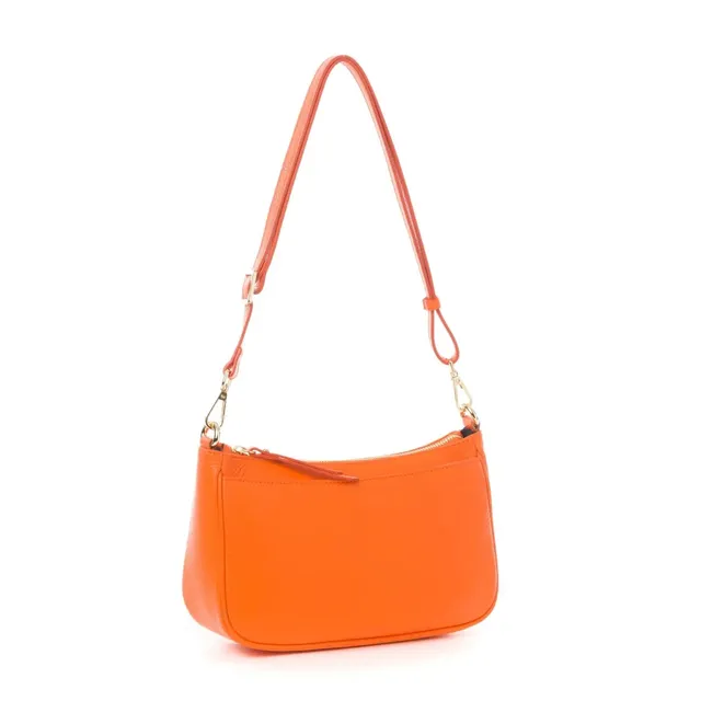 Sandro Barbera C14 Borsa Orange Pelle Bottalata 25 cm
