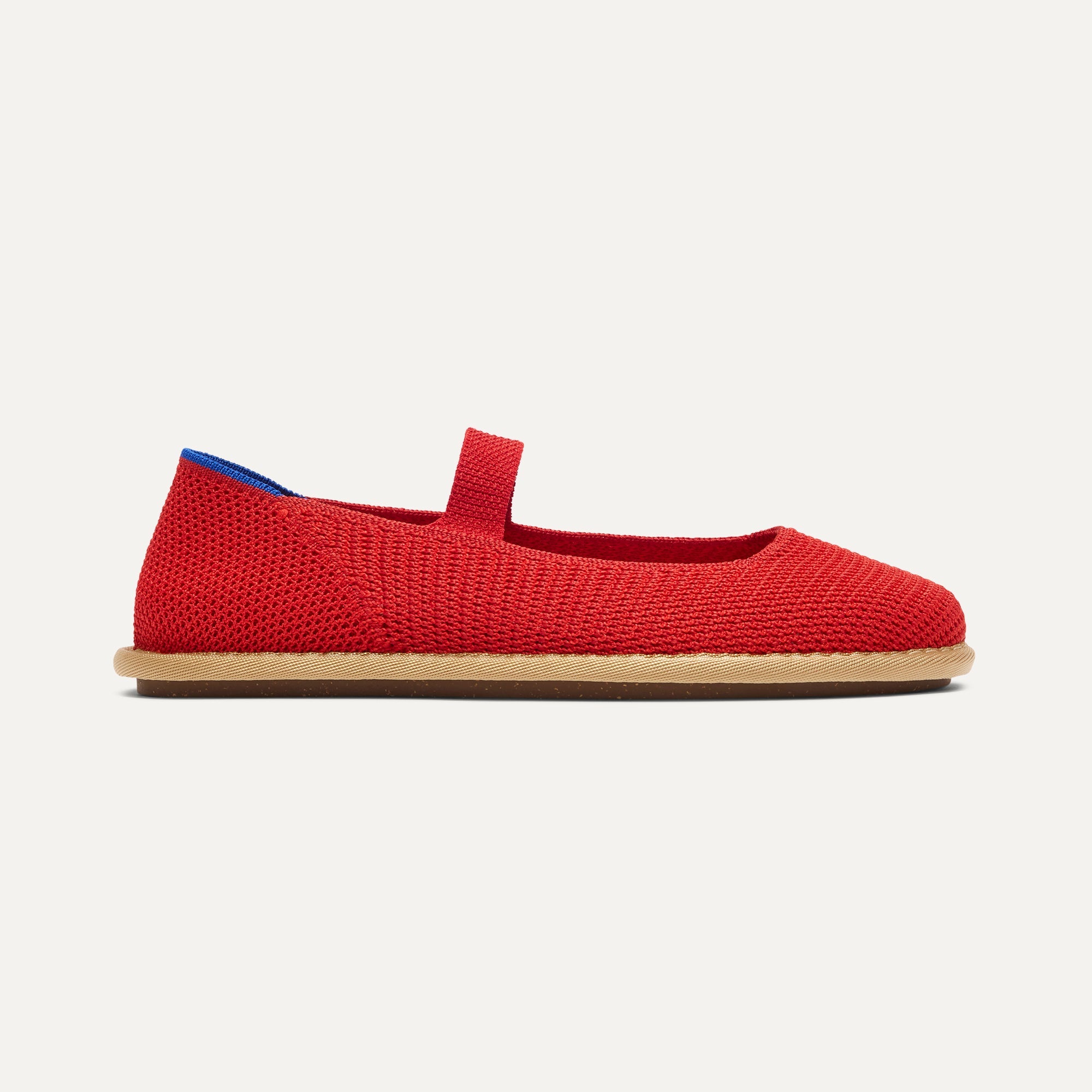 Rothy's The Cruiser Mary Jane ballerine rosse Poppy Raffia