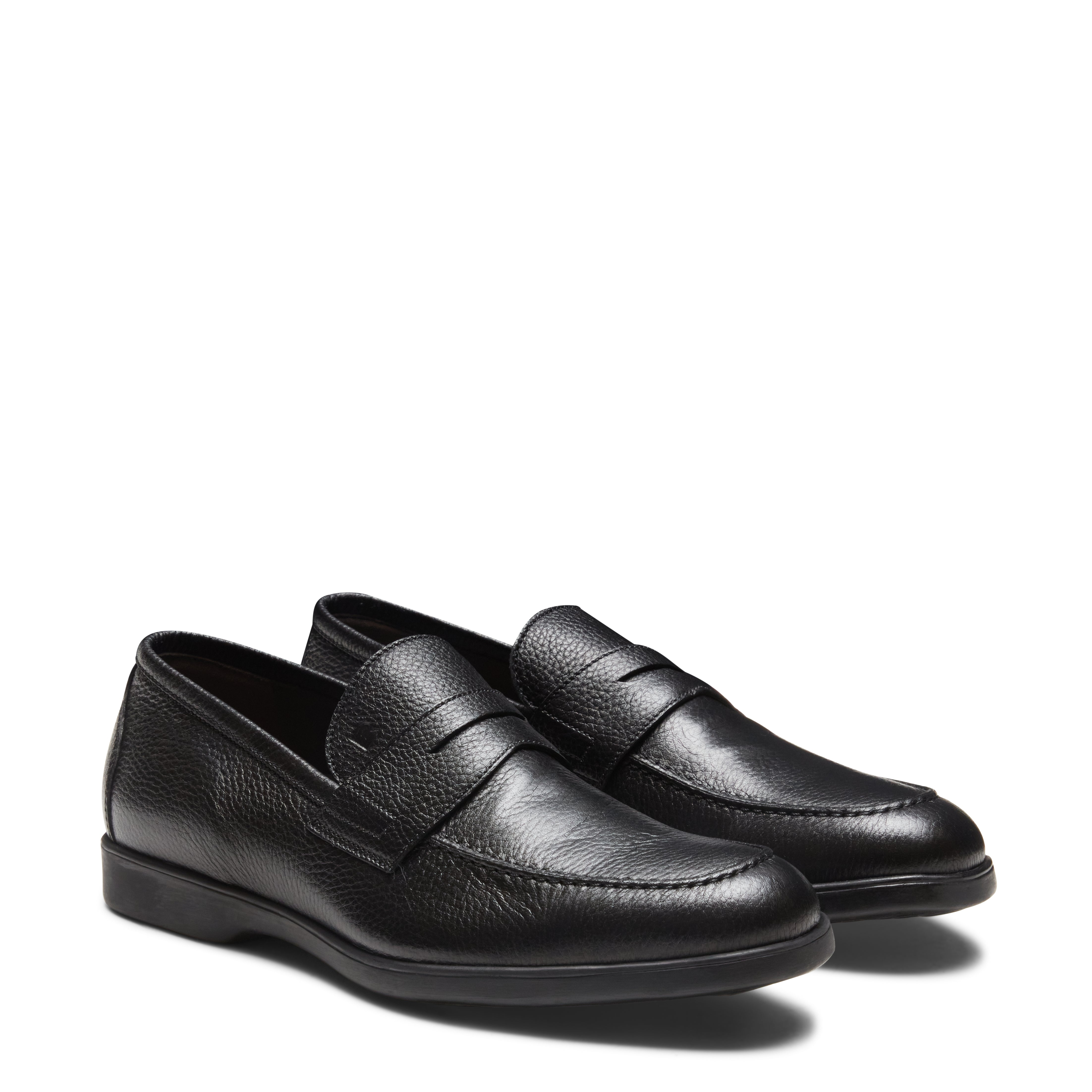 F.lli Rossetti 44612 Mocassino Uomo Nero Pelle Cervo