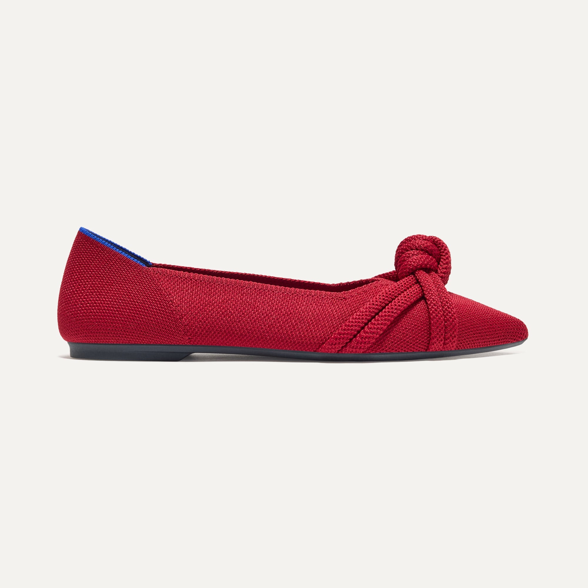 Rothy's The Knot Point II Candied Berry ballerine nodo bordeaux