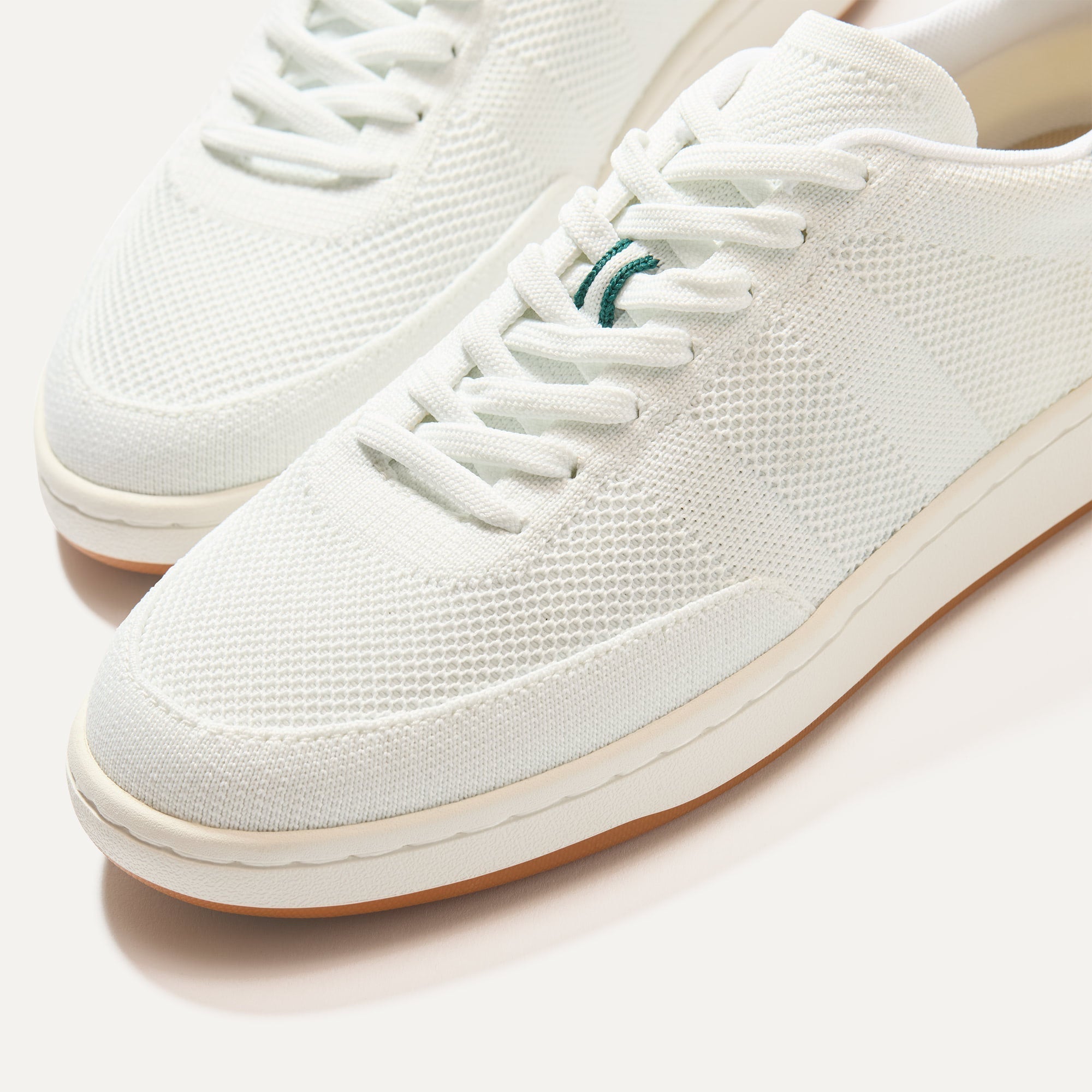 Rothy's The Men's Court Sneaker sneakers Turf bianco verde bosco