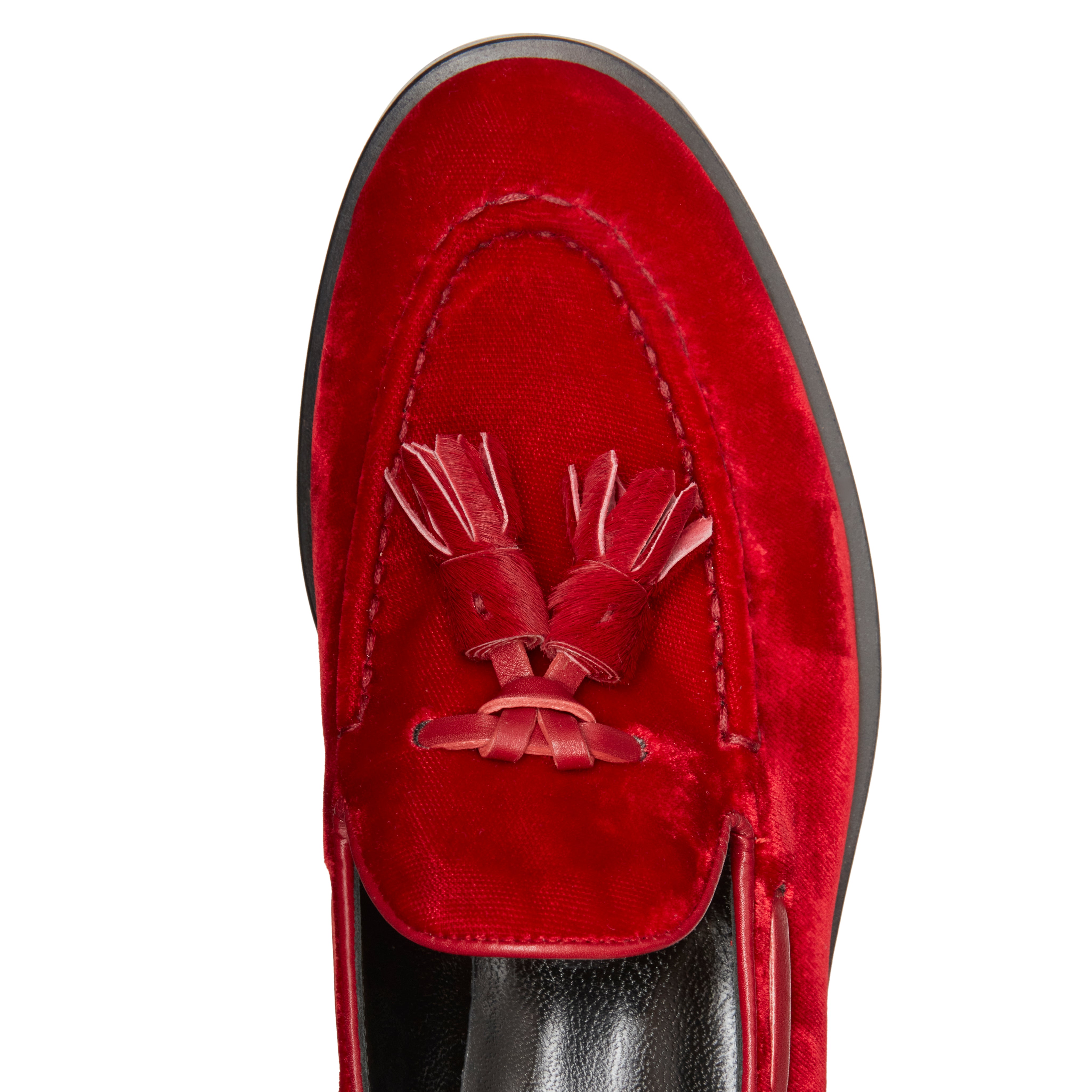 F.lli Rossetti Brera 68284 Mocassino Donna Rosso Velluto