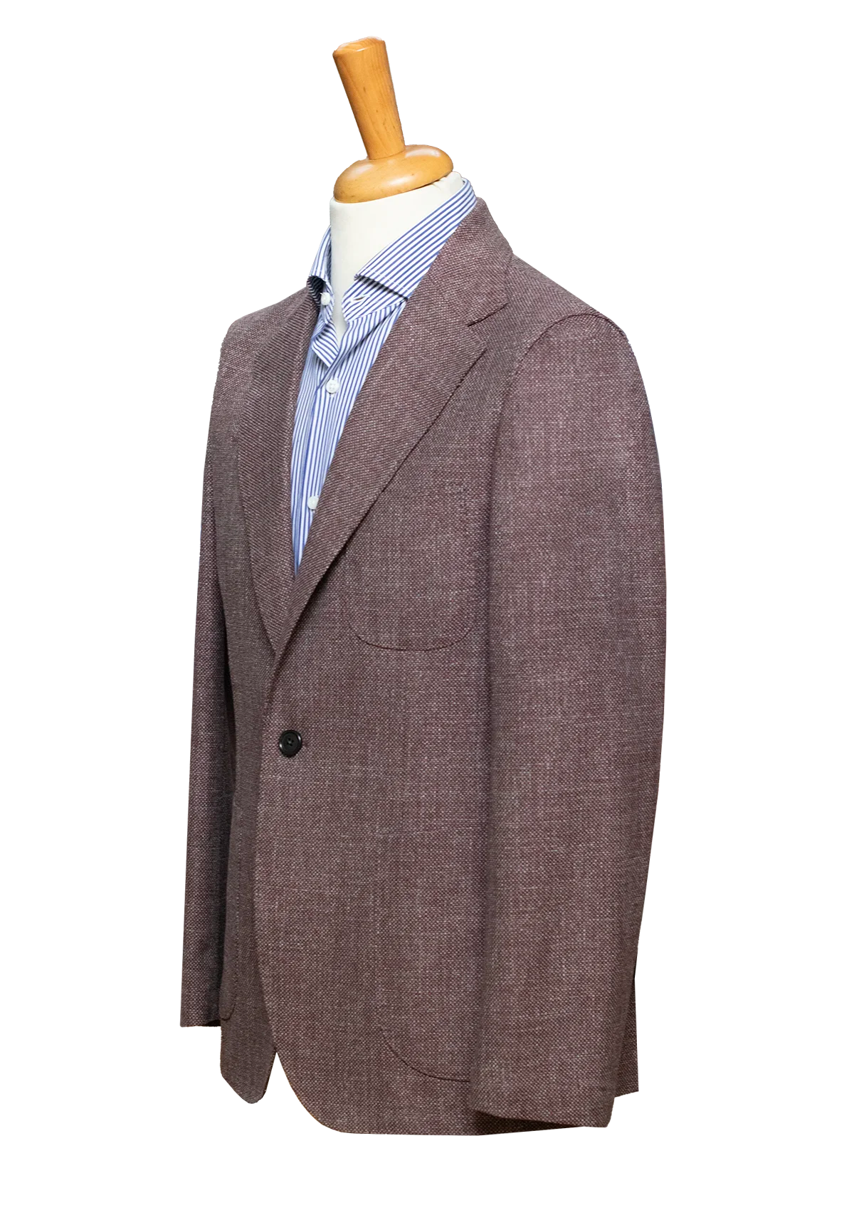 Stefano Bemer SV4503 Overshirt Bordeaux Cotone Lana Giacca
