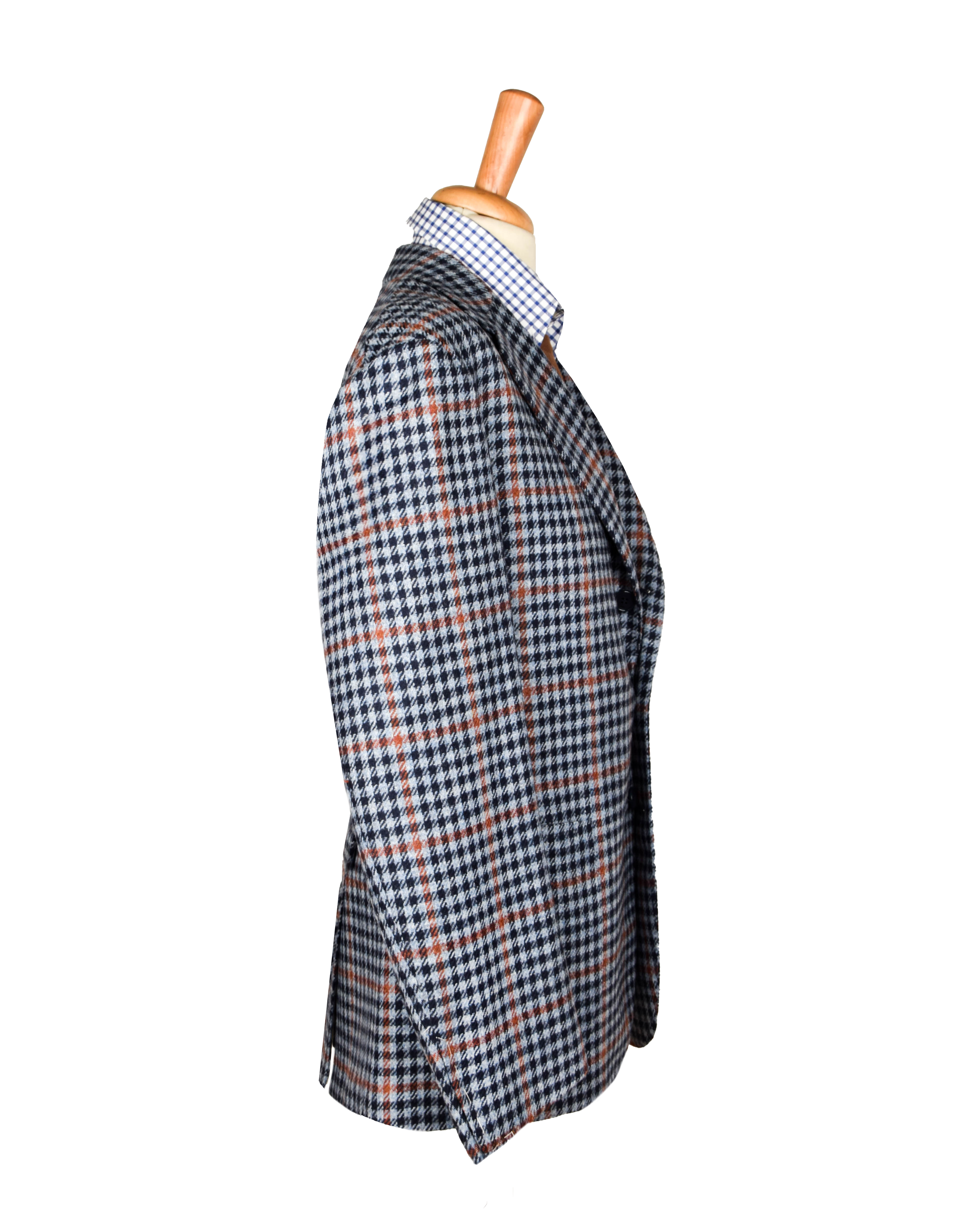 Stefano Bemer Blazers SV2095 giacca blu lana Shetland