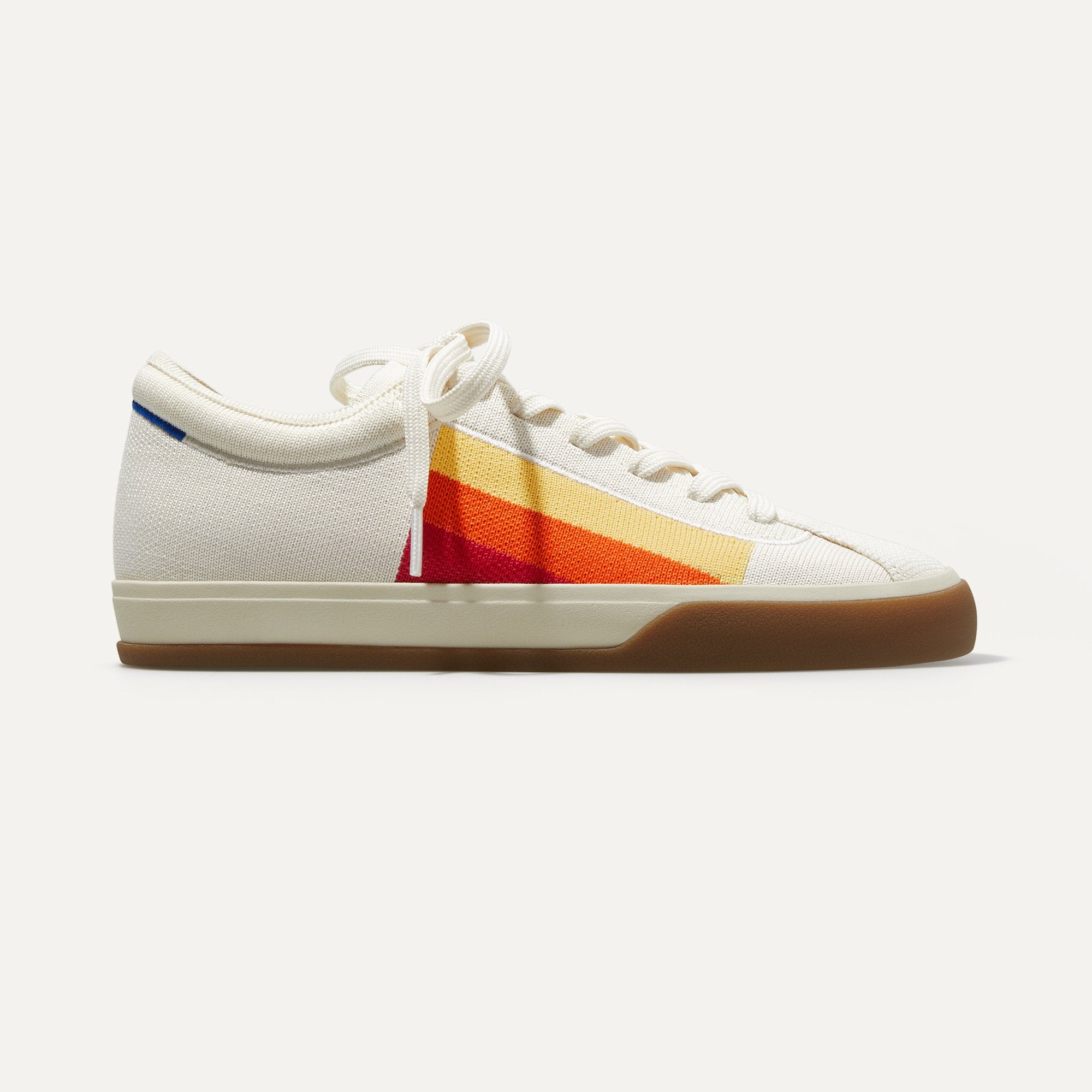 Rothy's Lace Up Sneaker sneakers Yellow Candy Stripe lavabili