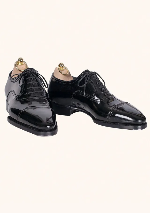 Stefano Bemer T6471 Oxford Vernice Nere Misura 42