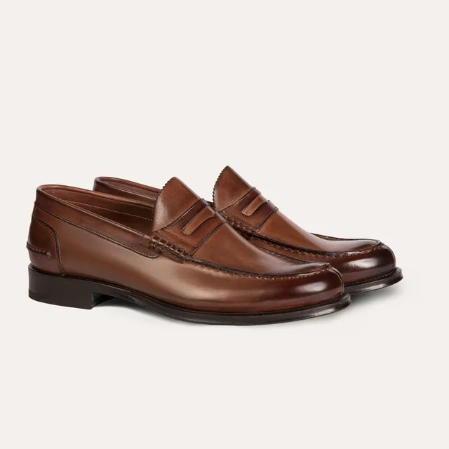 Dellovo Berio derby uomo brandy2 pelle sfoderato