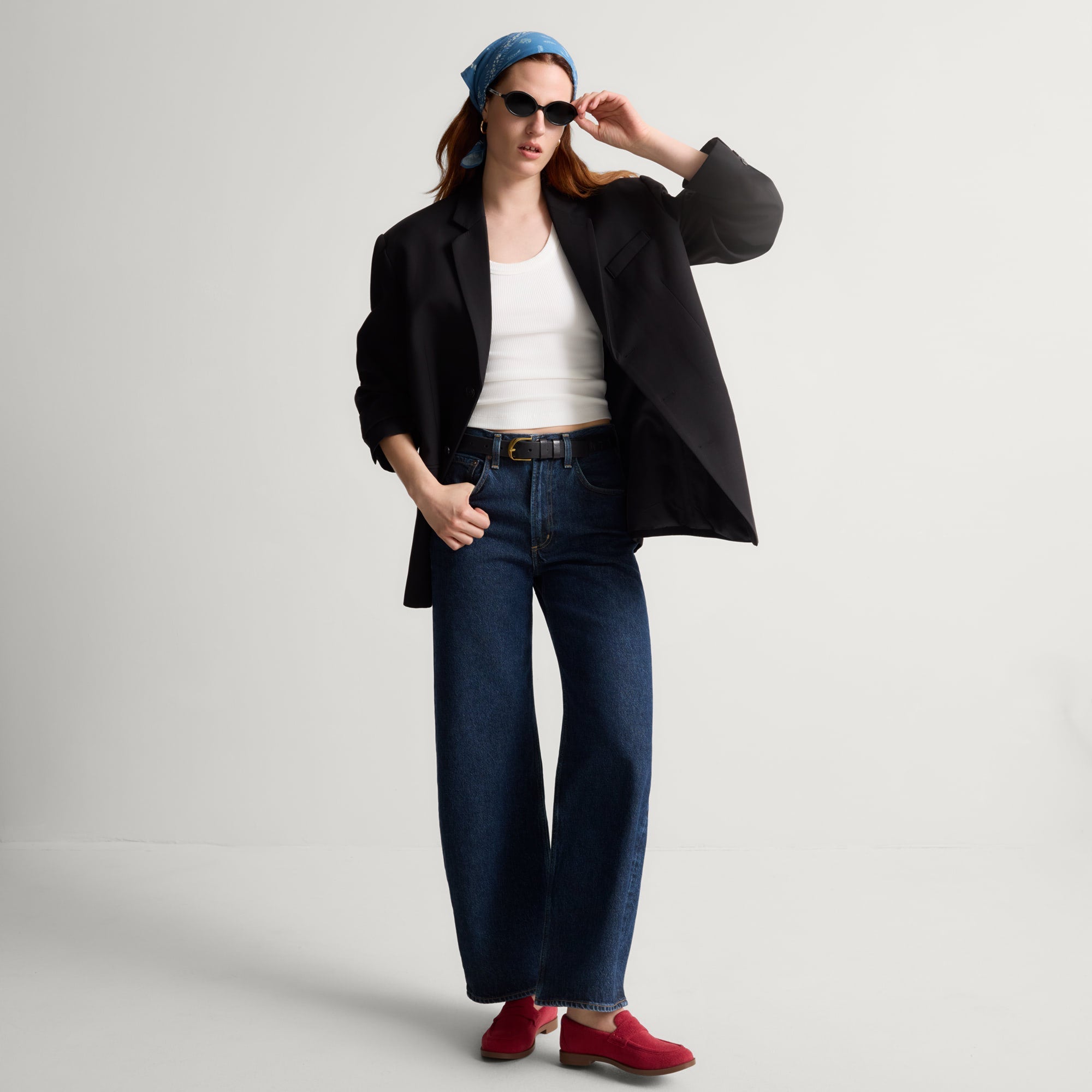 Rothy's The Penny Loafer mocassini ReVelvet Ruby rossi