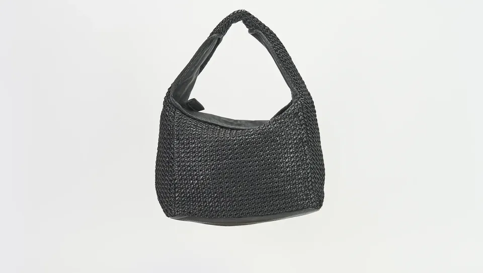 Sandro Barbera & Figli 2027 borsa donna nera pelle intreccio