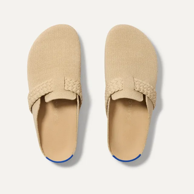 Rothy's The Braid Clog zoccoli donna Wheat beige