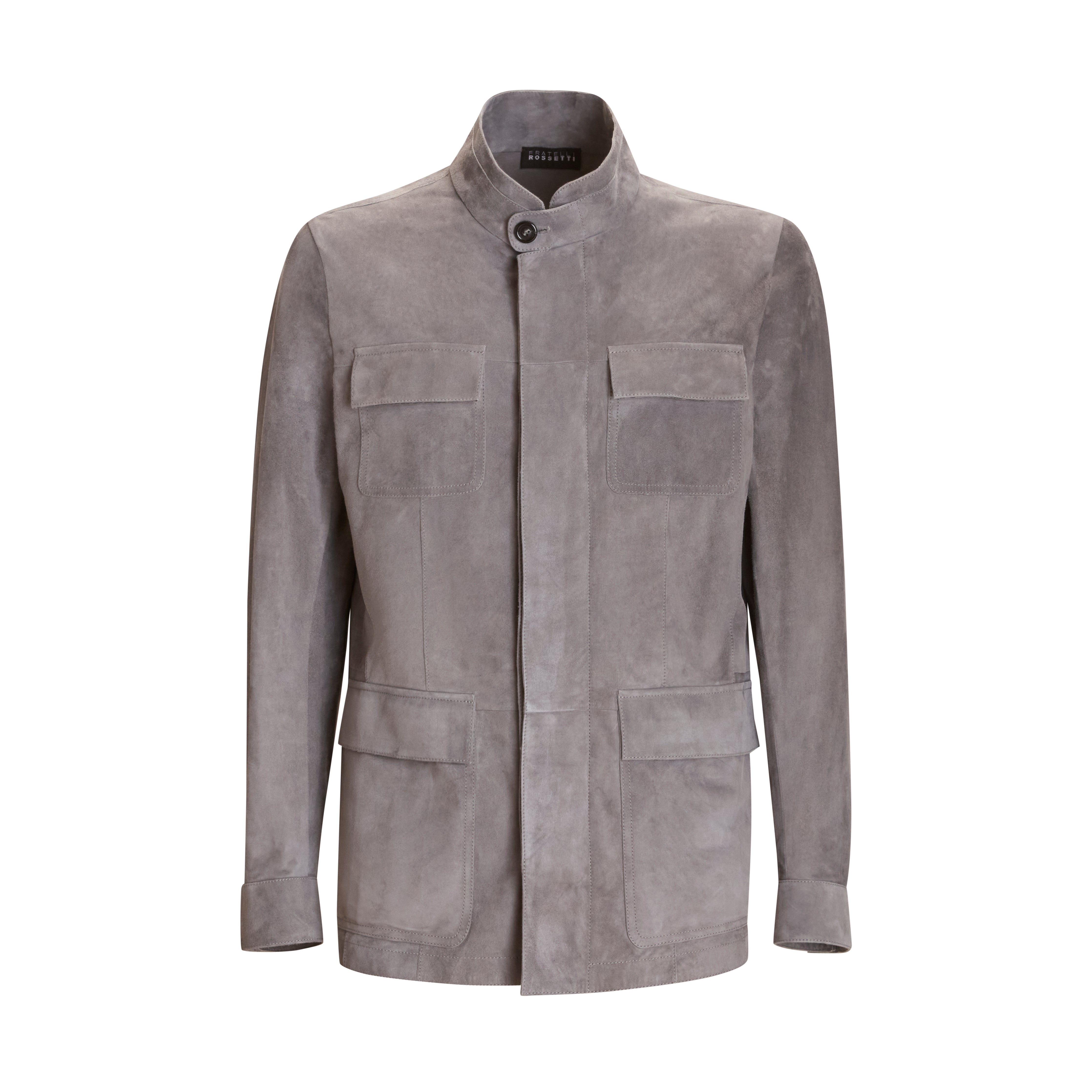 F.lli Rossetti 99775 sahariana camoscio grigio uomo