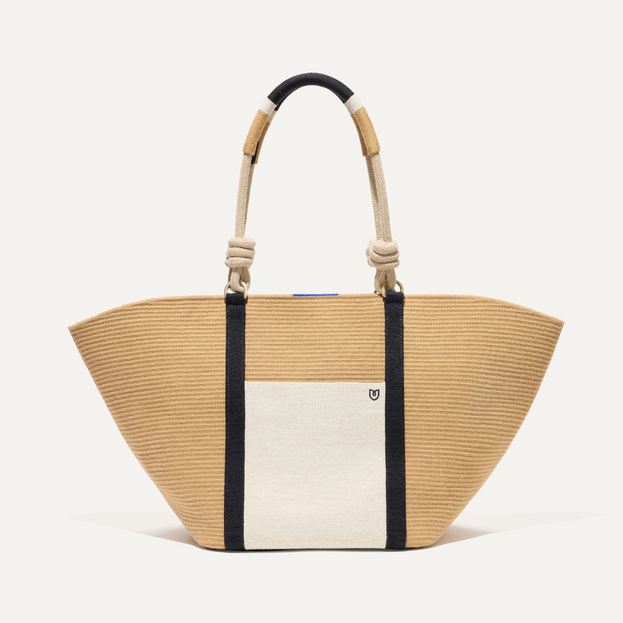Rothy's The Summer Tote borsa Toffee Chevron estiva