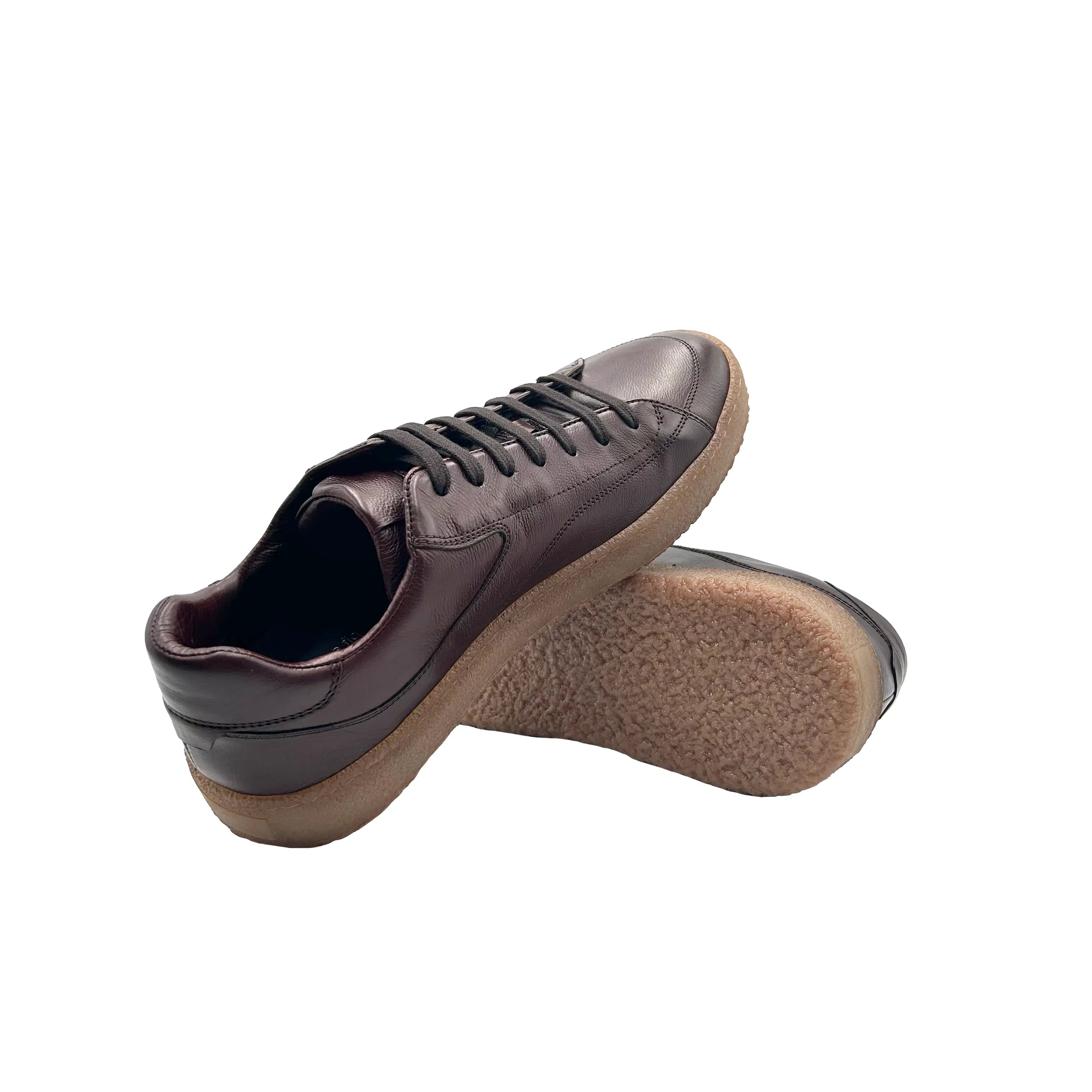 Sandro Barbera Biolla Sneaker Pelle Marrone EU 39 Vitello
