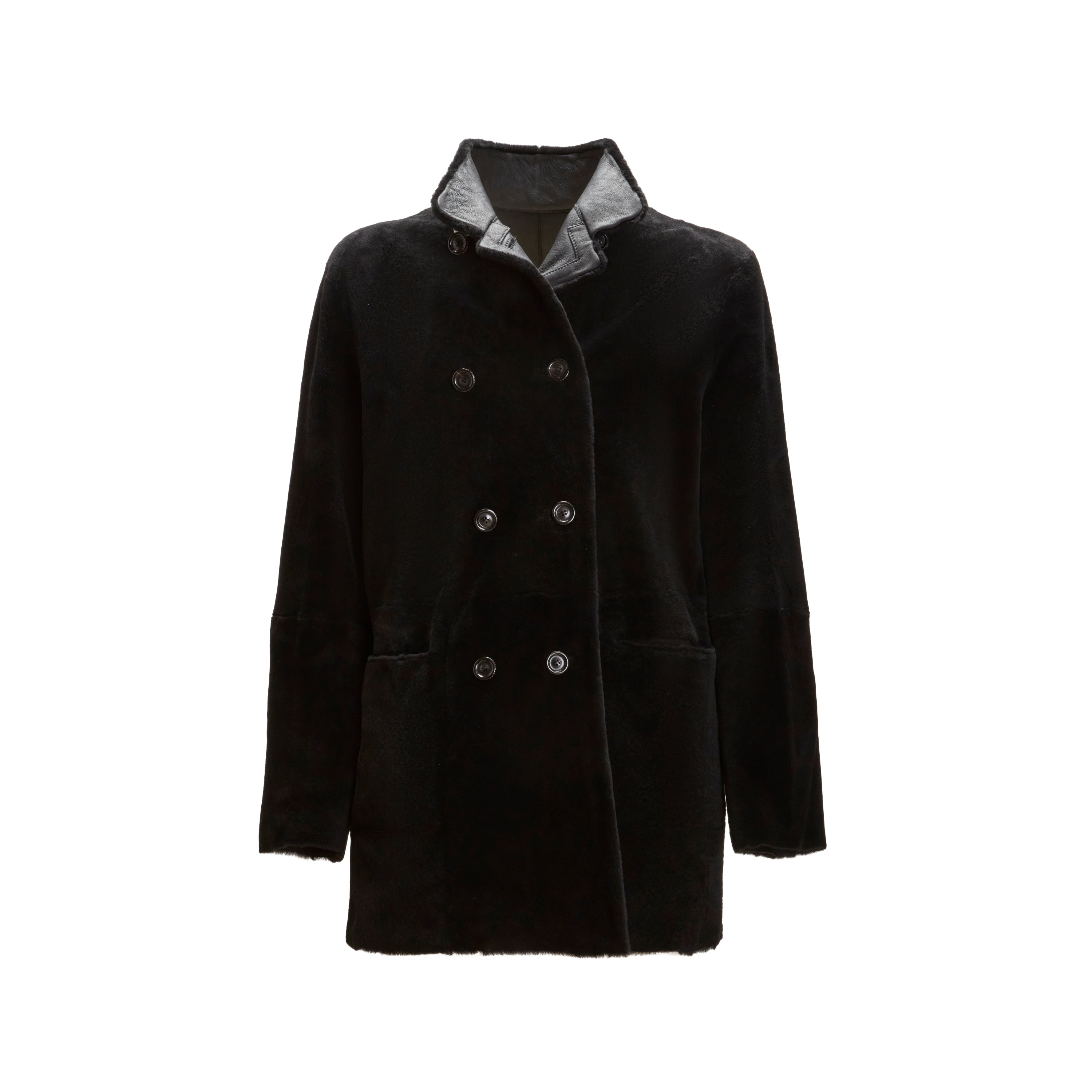 F.lli Rossetti Outerwear Man 99810 Cappotto Nero Reversibile