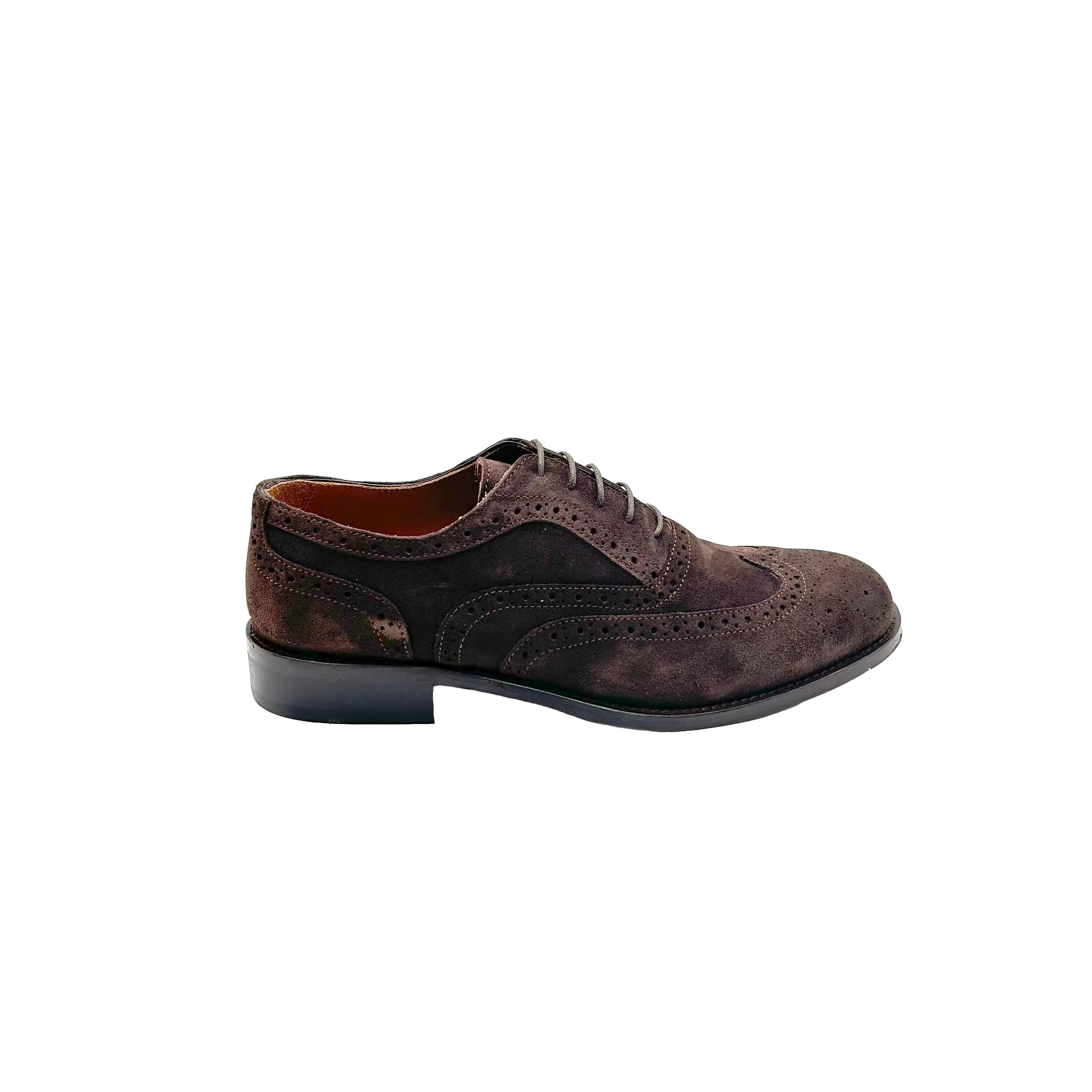Sandro Barbera 44205 Oxford Full Brogue stringate uomo moka Gorain