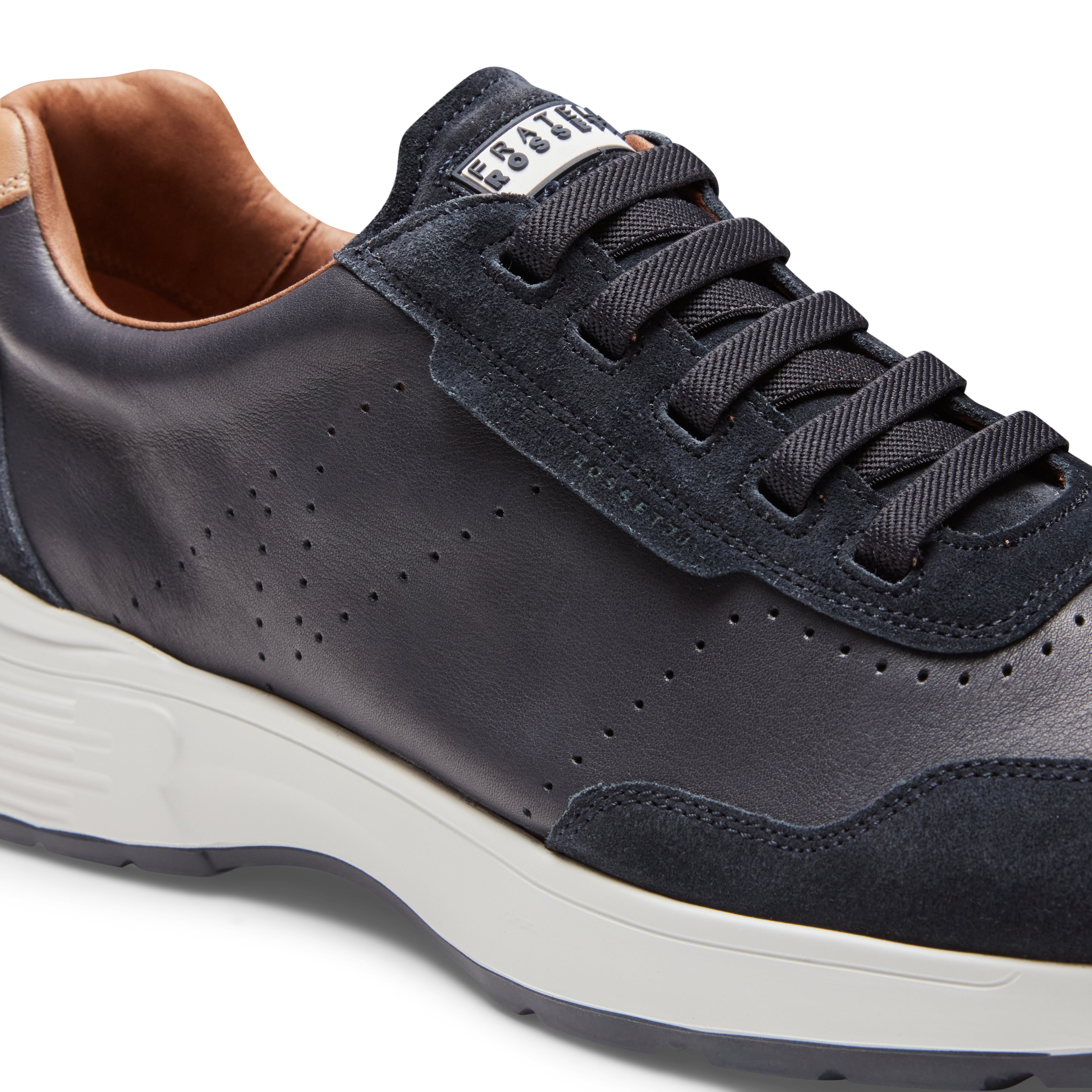 F.lli Rossetti 47442 Sneaker Uomo Blu Copiativo Pelle Suede