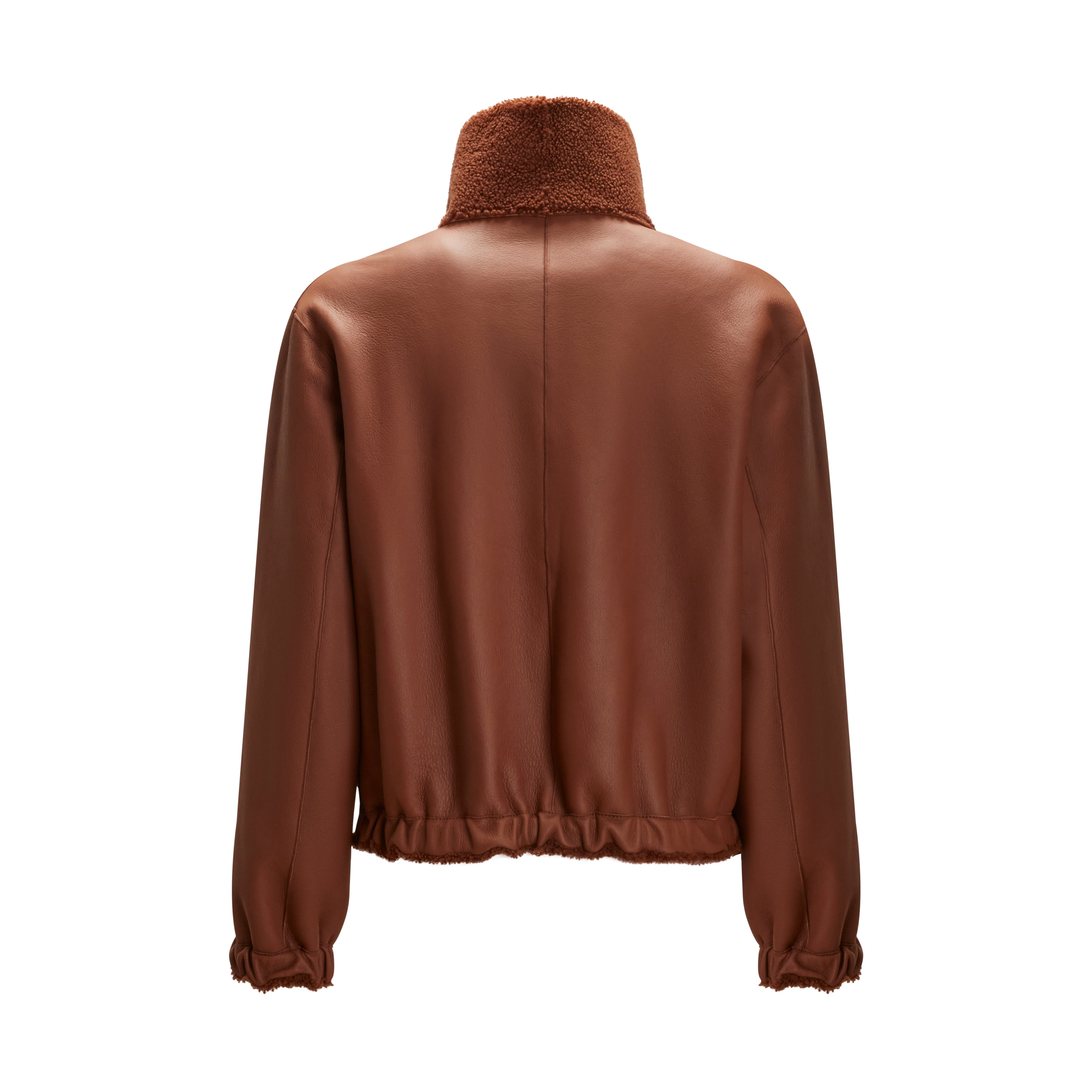 F.lli Rossetti 98414 Bomber Donna Shearling Biscotto Reversibile