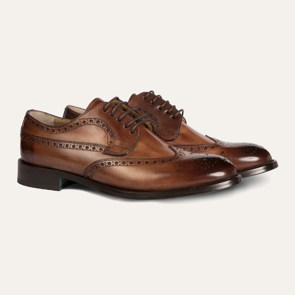 Dellovo Monteleone Derby Uomo Pelle Nero brogue