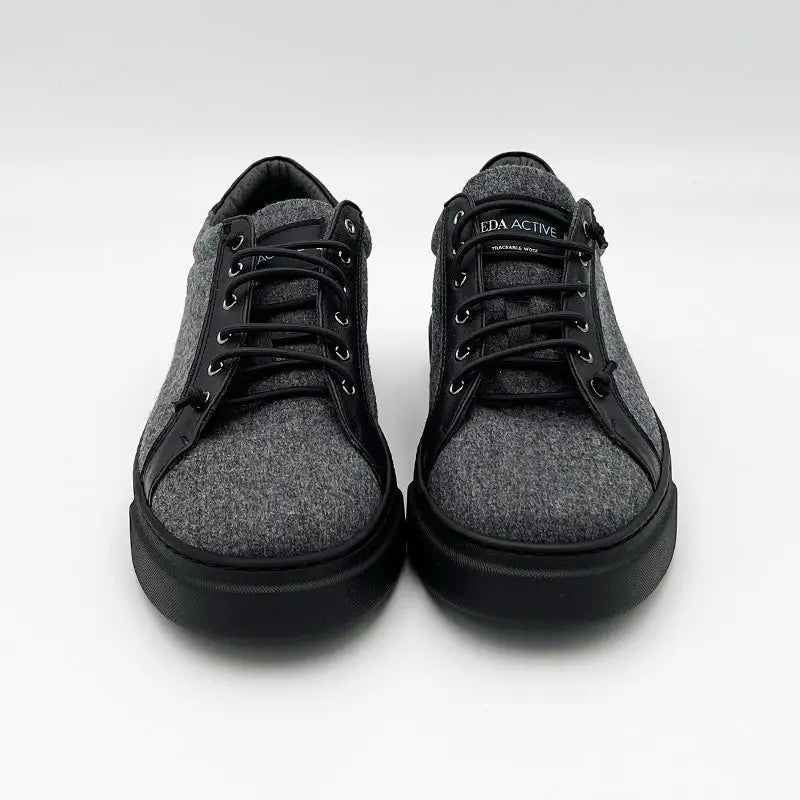 Sandro Barbera Wooly Merino sneaker grigia lana 41