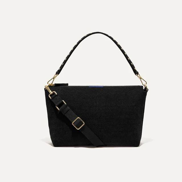Rothy's Daily Crossbody borsa tracolla ReVelvet Black