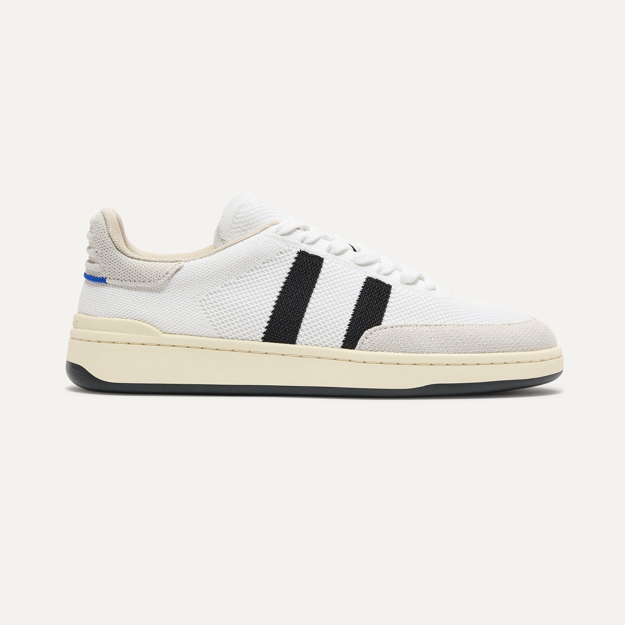 Rothy's The Men's Court Sneaker sneakers Black Drift bianconero