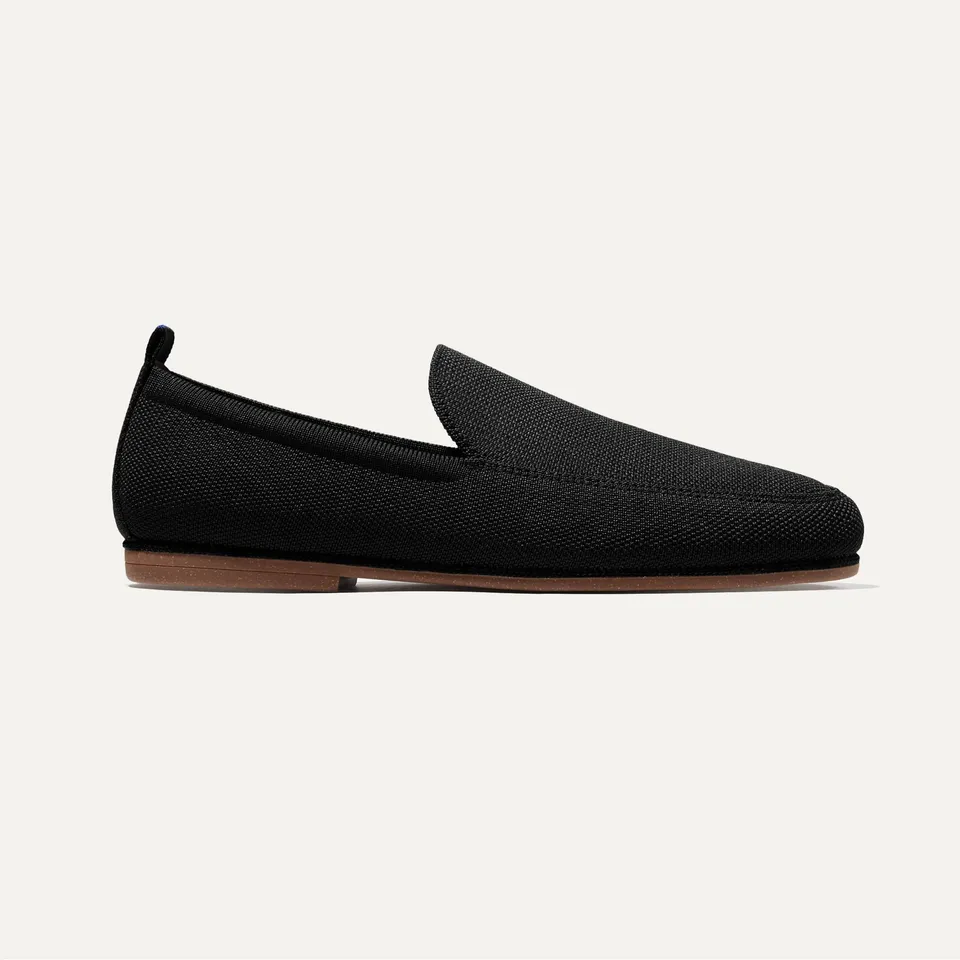 Rothy's The Ravello Loafer mocassini uomo Stone Black nero