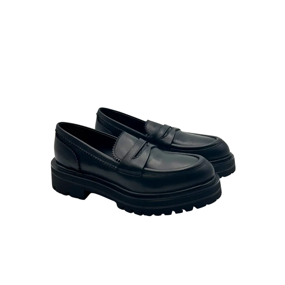 Sandro Barbera & Figli Yuna 1 Black mocassino donna nero