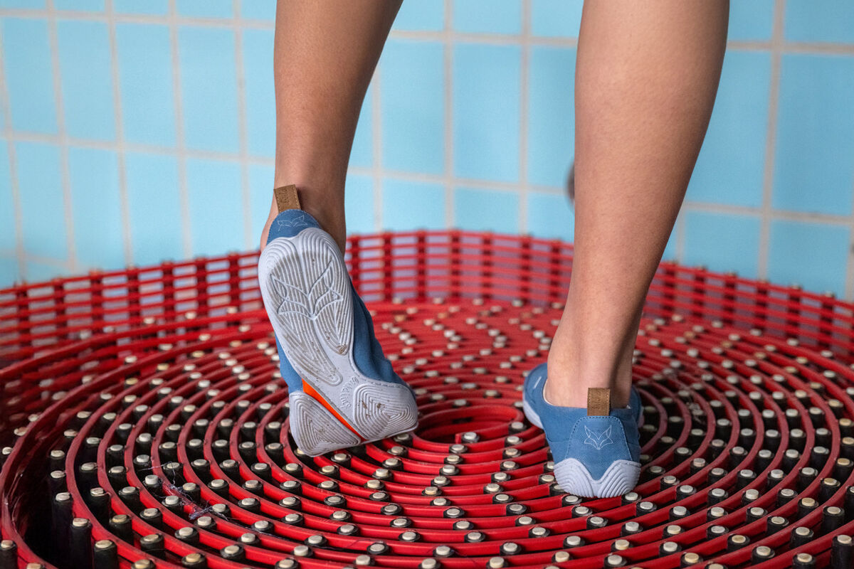 Wildling Kami Mizu sandali slip-on blu washi
