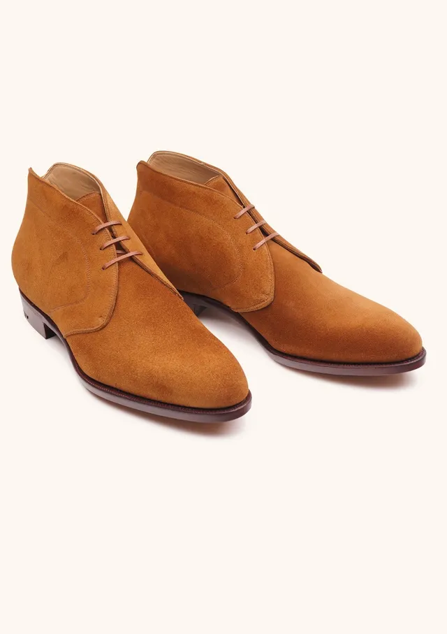 Stefano Bemer E7000 Chukka Autumn Spice Camoscio Stivali