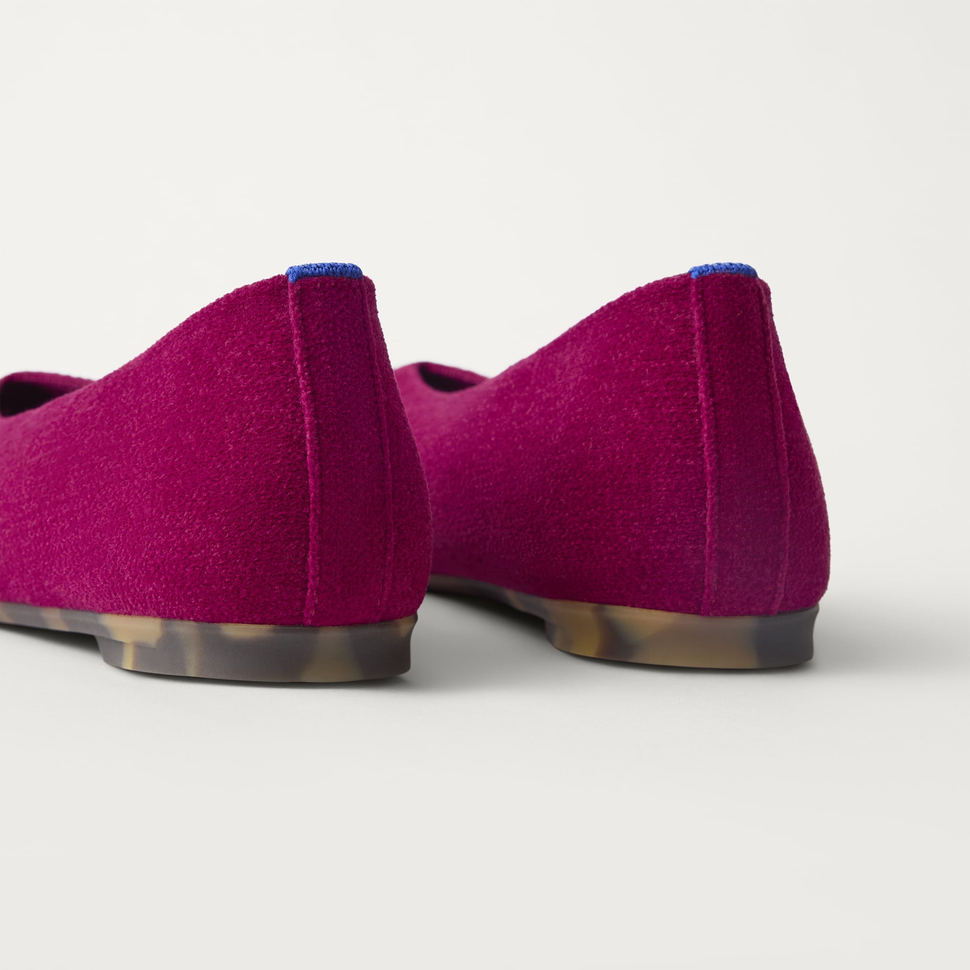 Rothy's The Max Square Ballerina ballerine mulberry magenta punta
