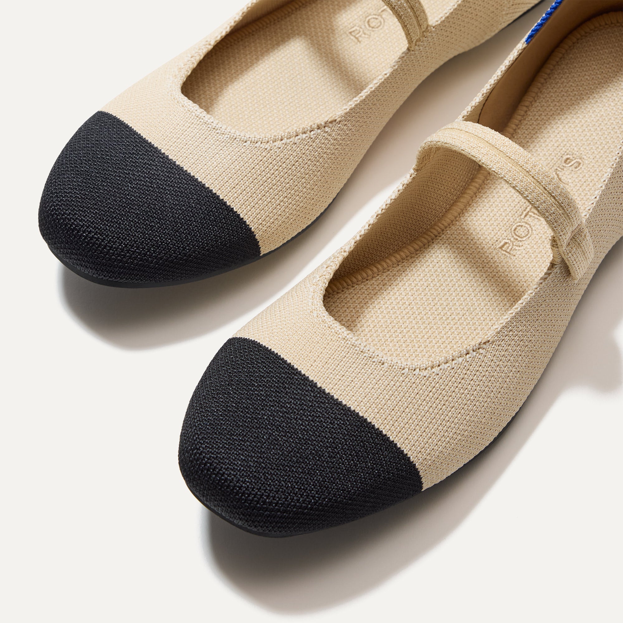 Rothy's The Square Mary Jane ballerine donna Cream Captoe avorio