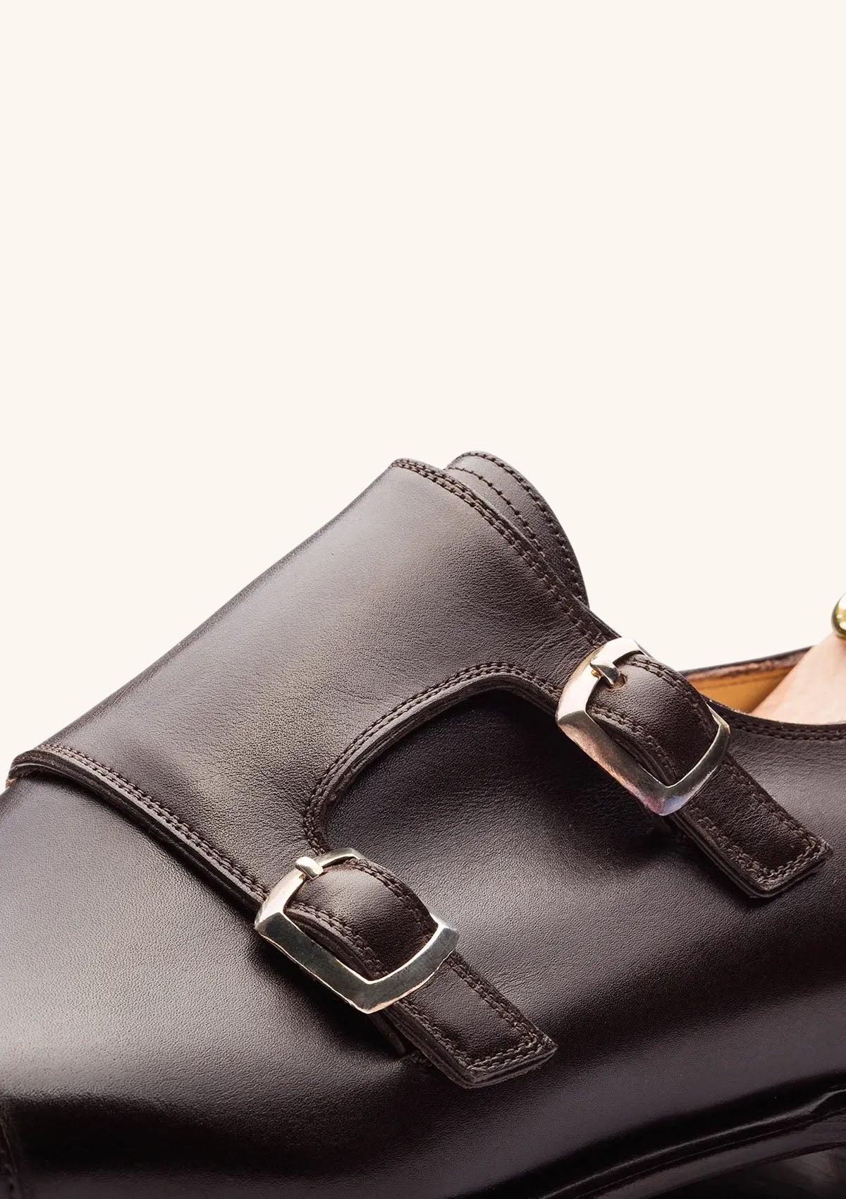 Stefano Bemer Monks C2301 scarpe double monk marrone box calf