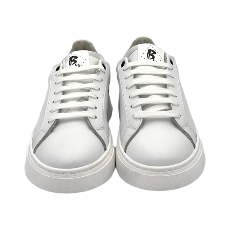 Sandro Barbera B68 G.O.A.T. sneaker uomo bianca pelle vera