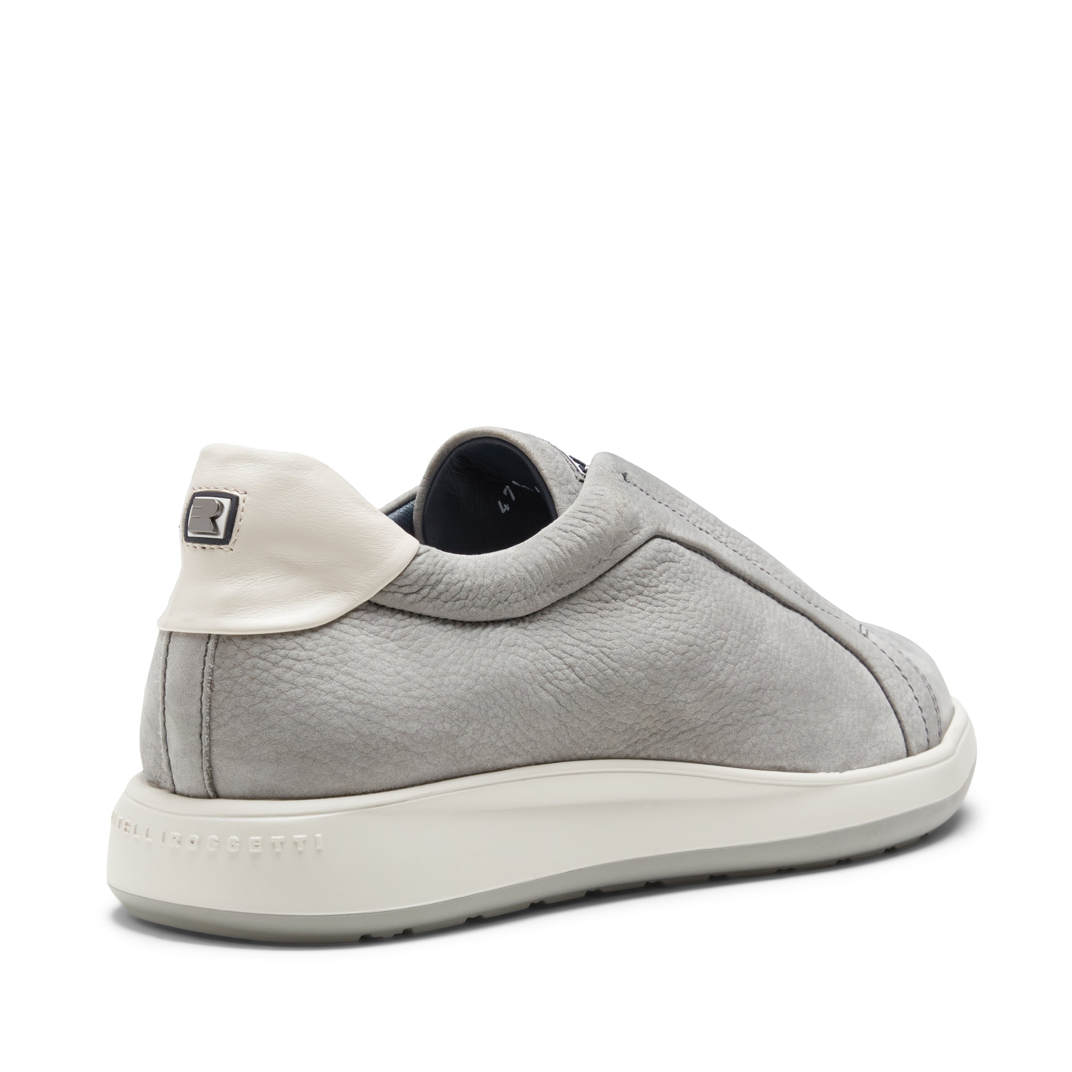 F.lli Rossetti 47114 Sneaker Nabuk Uomo Grigio Slipper