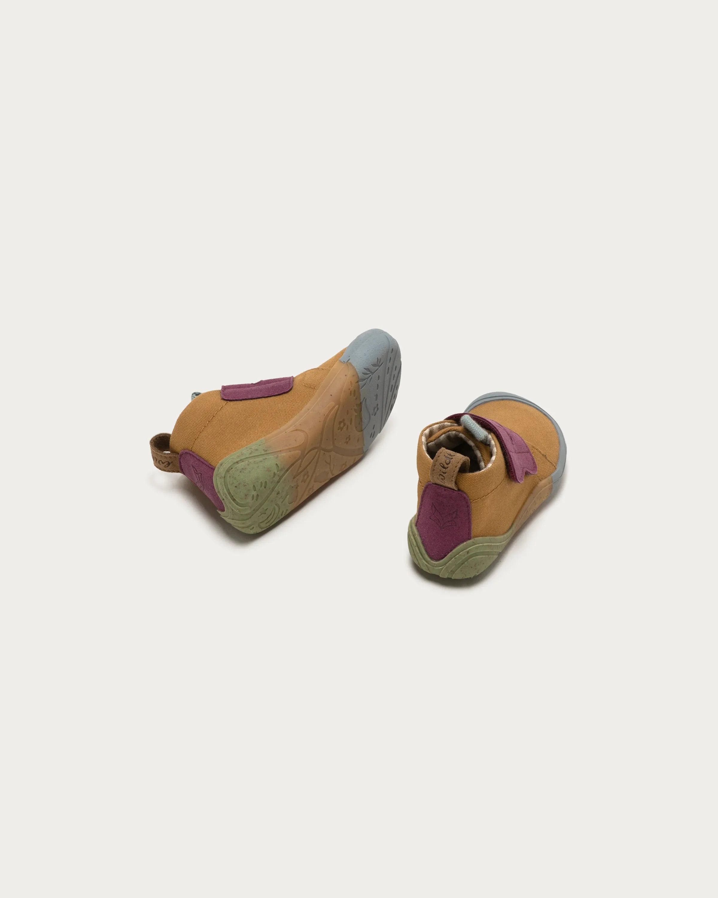 Wildling Shoes Robulo Camel scarpe bimbi cotone