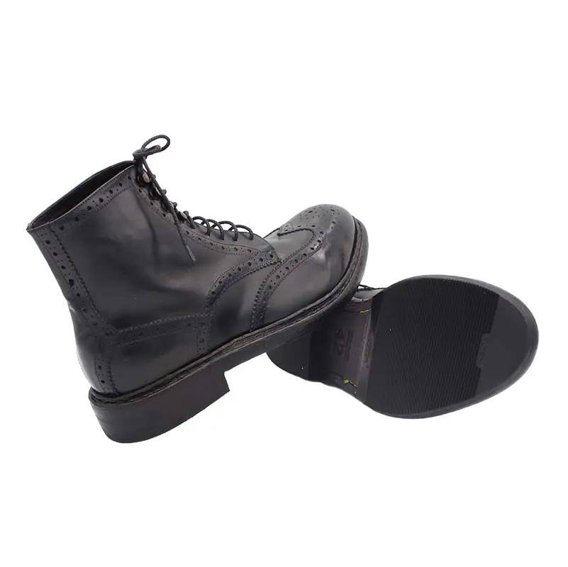 Sandro Barbera & Figli Stone Wax 6090 stivaletto uomo nero