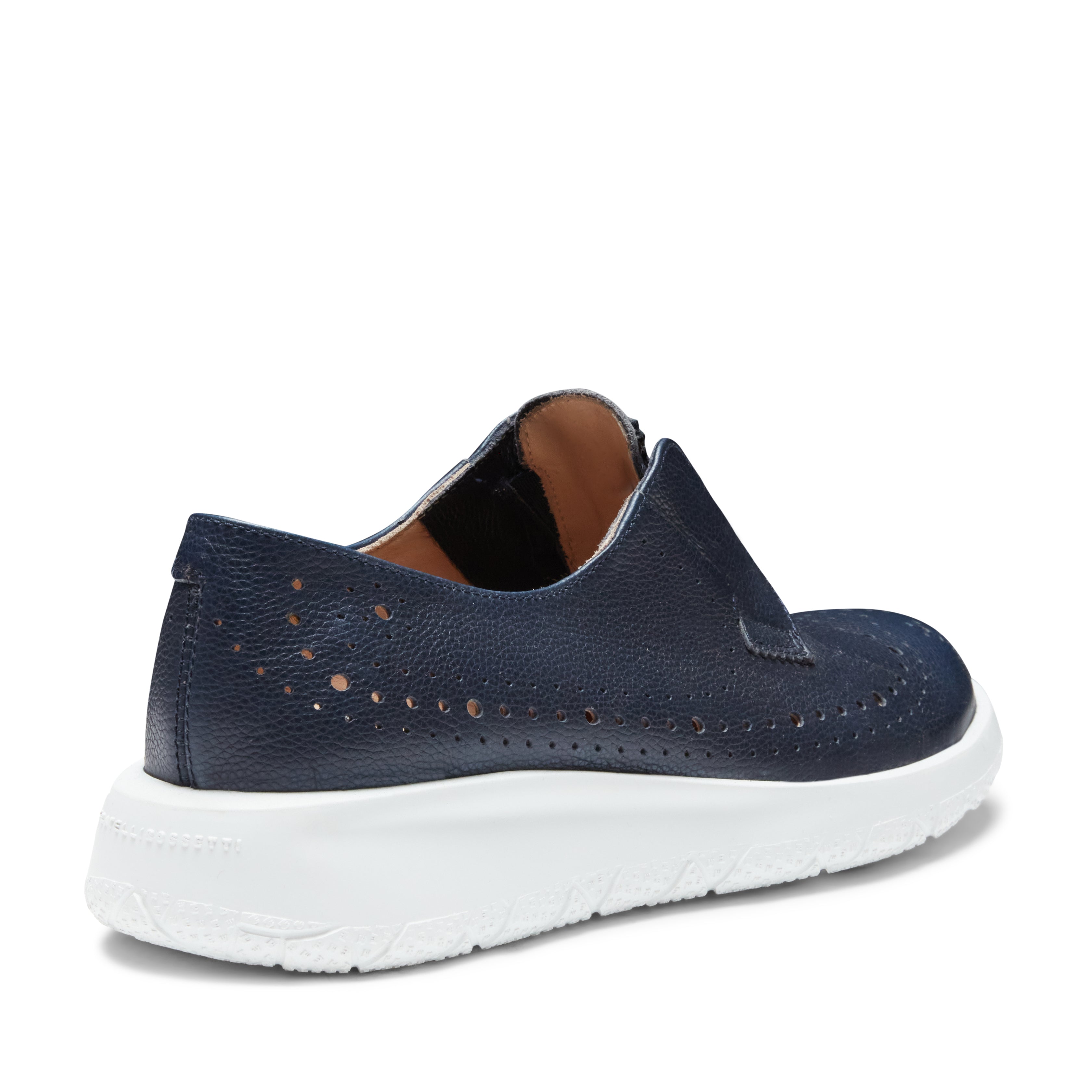 F.lli Rossetti 77098 Sneaker Pelle Navy Traforata