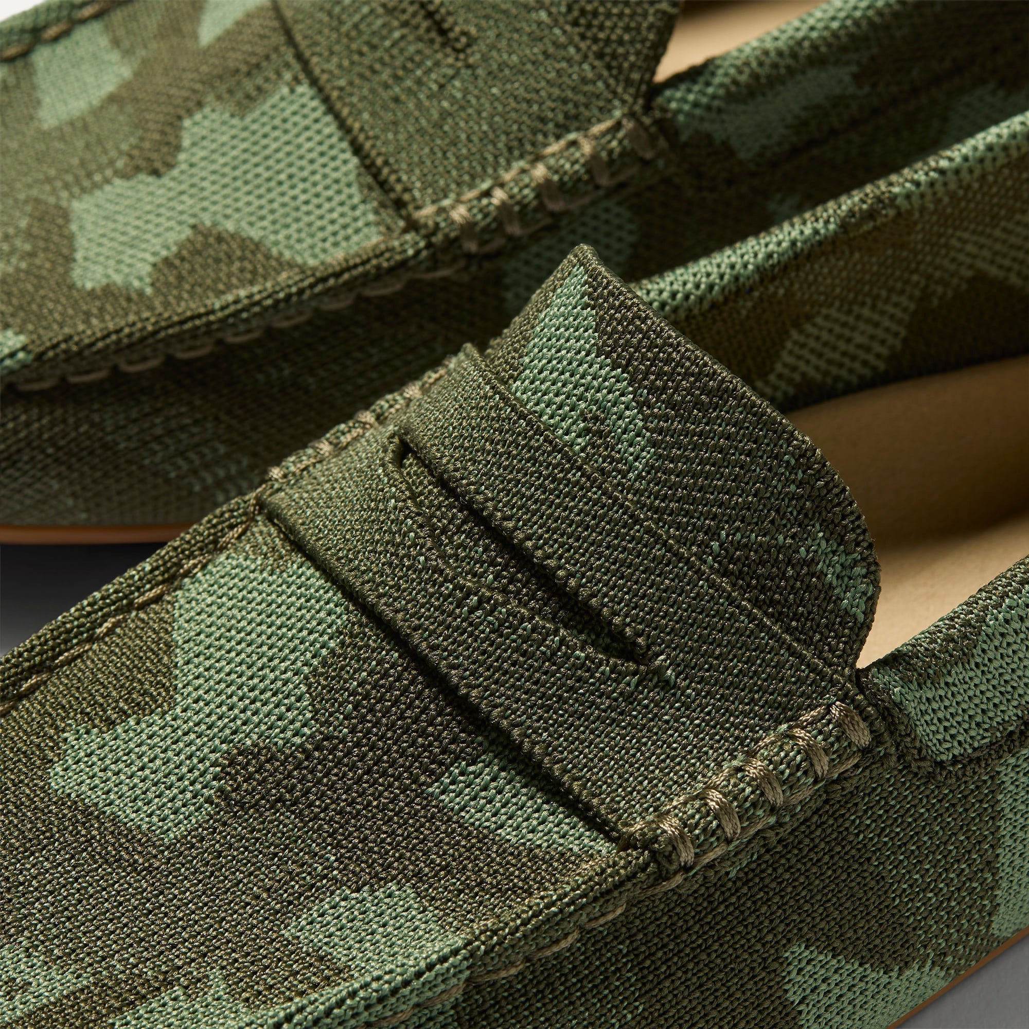 Rothy's The Men's Driver mocassini uomo Forest Camo knit