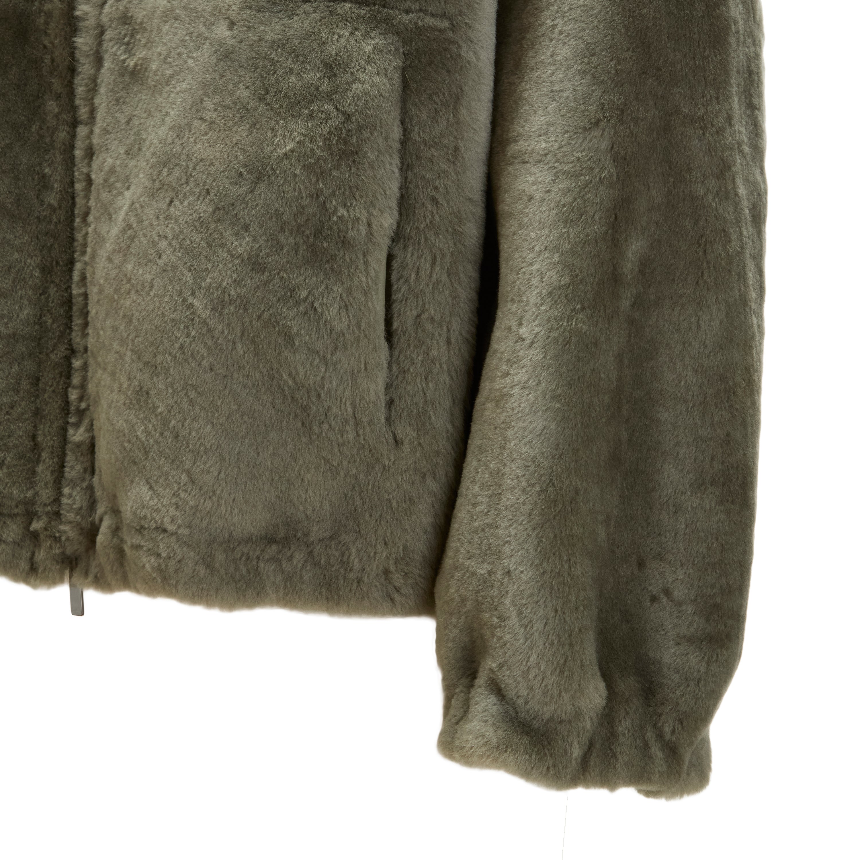 F.lli Rossetti 98419 giubbino donna shearling verde eucalipto
