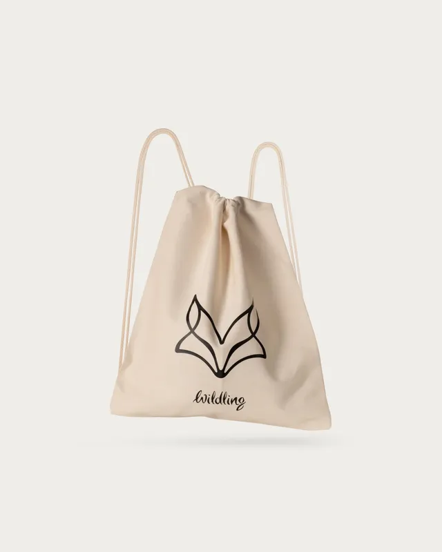 Wildling Fox Tote Bag Borsa Cotone Bio 12 L