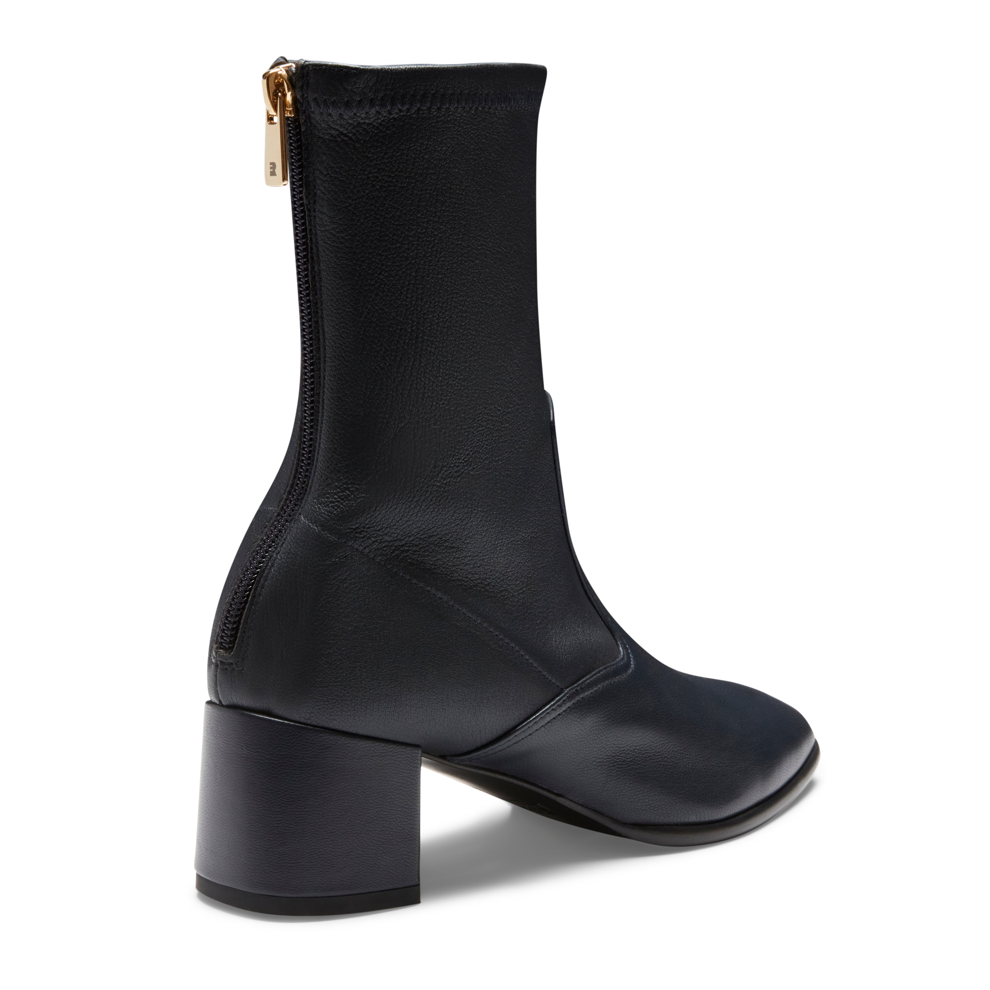 F.lli Rossetti 66085 stivaletto donna marine pelle tacco