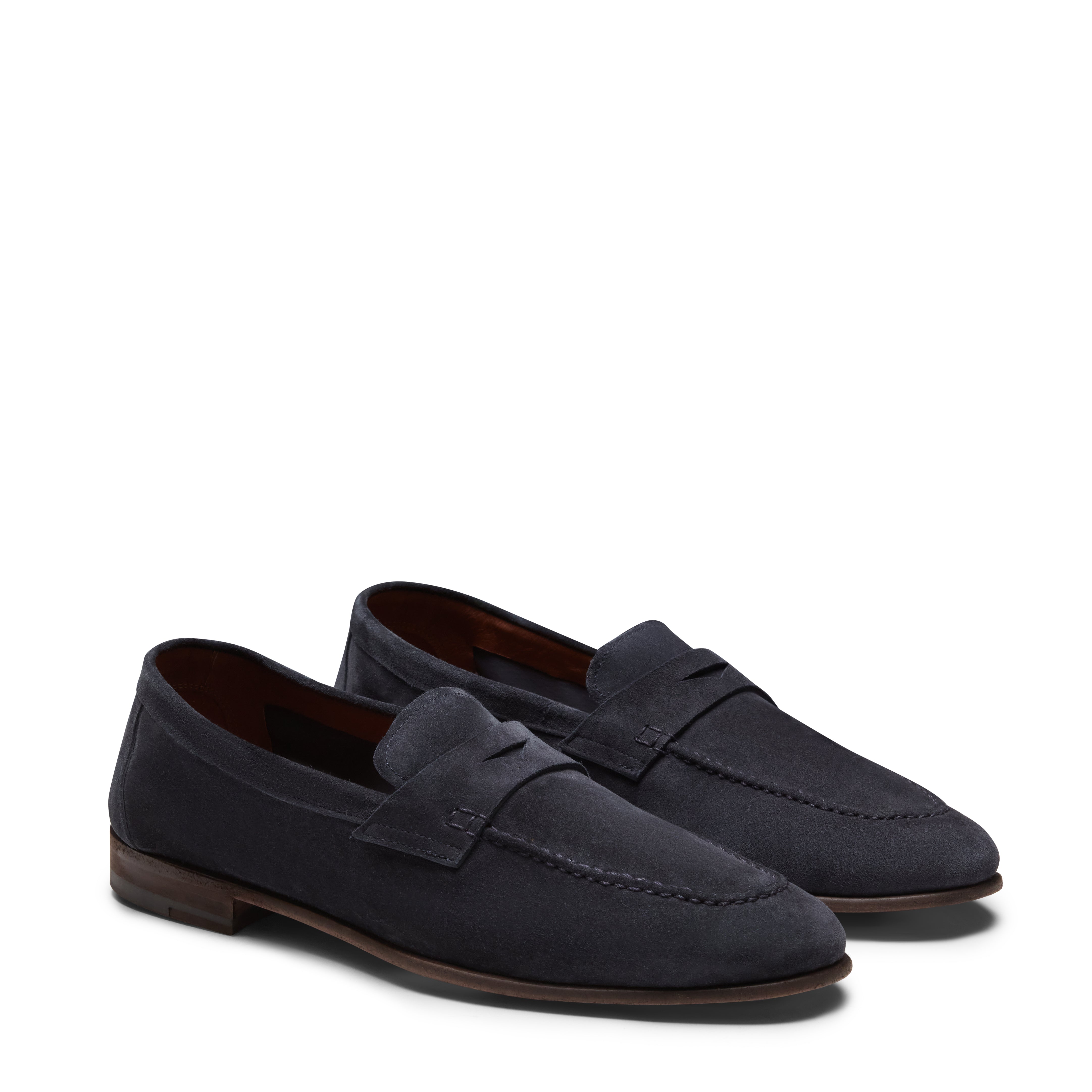 F.lli Rossetti 15174 Mocassino Uomo Blu Marine Camoscio