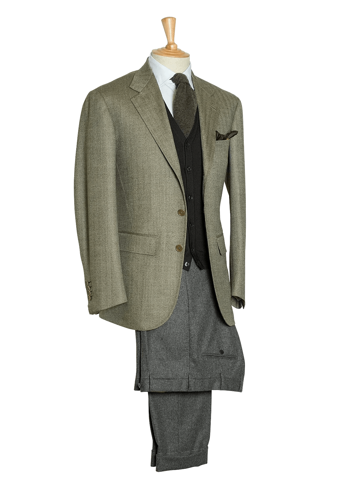 Stefano Bemer Blazers SV2018 giacca lana spigata salvia
