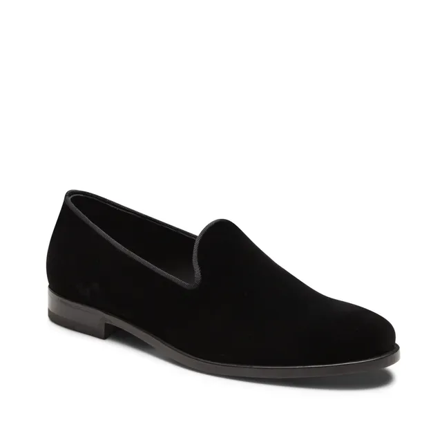 F.lli Rossetti 15086 Slipper Velluto Nero Uomo