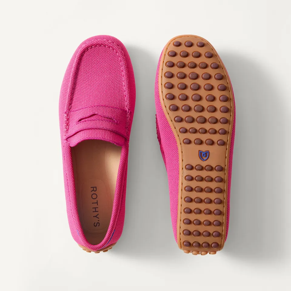 Rothy's The Daily Driver mocassini donna Dragonfly fucsia