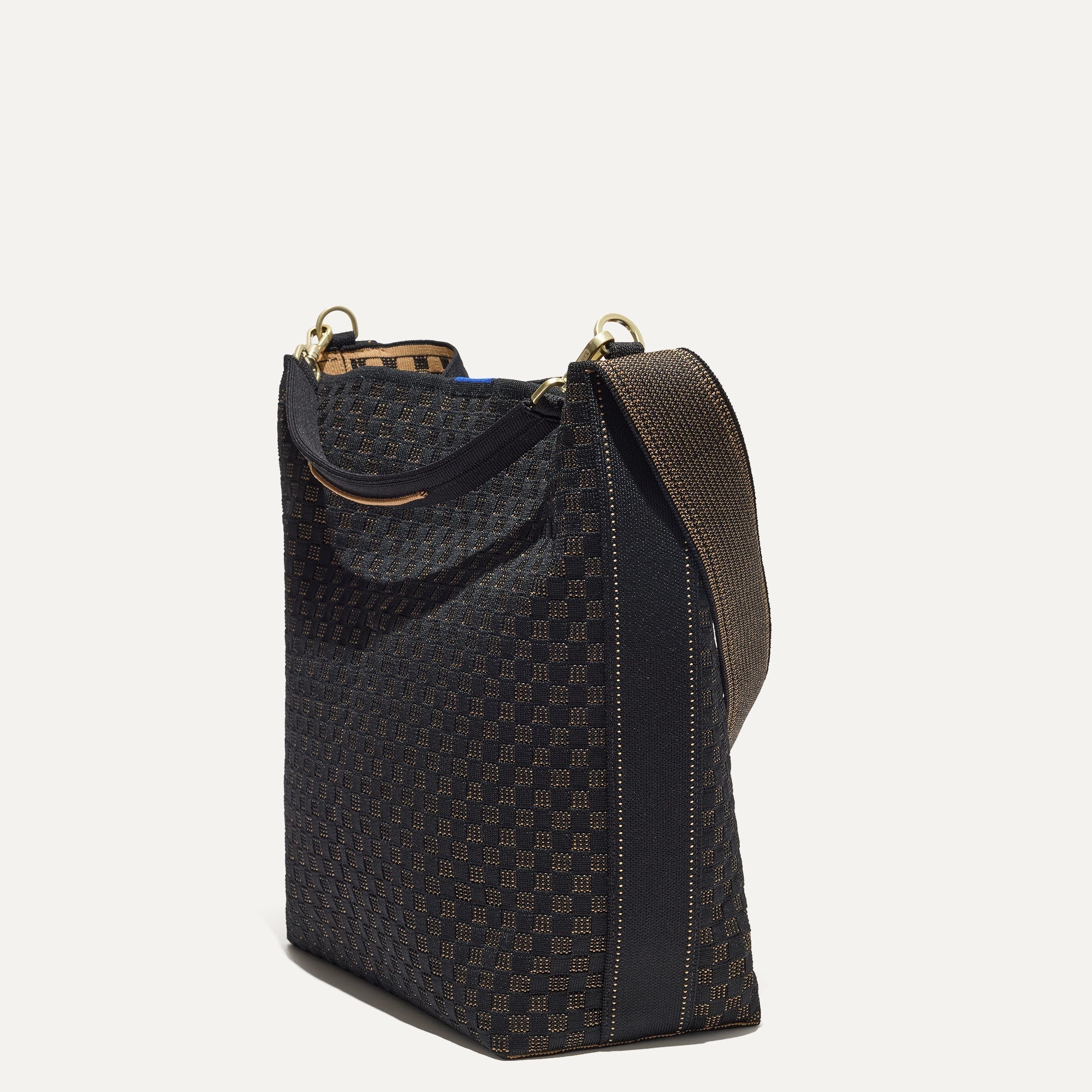 Rothy's The Bucket Bag borsa secchiello nero intreccio