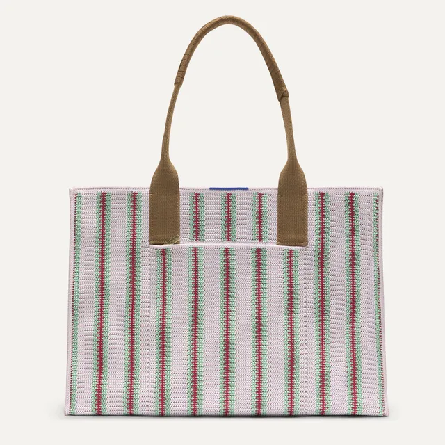 Rothy's Classic Tote tote bag Watermelon Market Stripe rosa