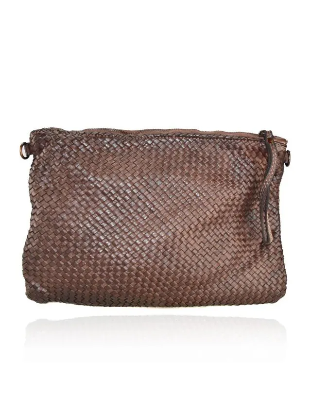 Sandro Barbera Borse BAAY24 pochette pelle testa di moro